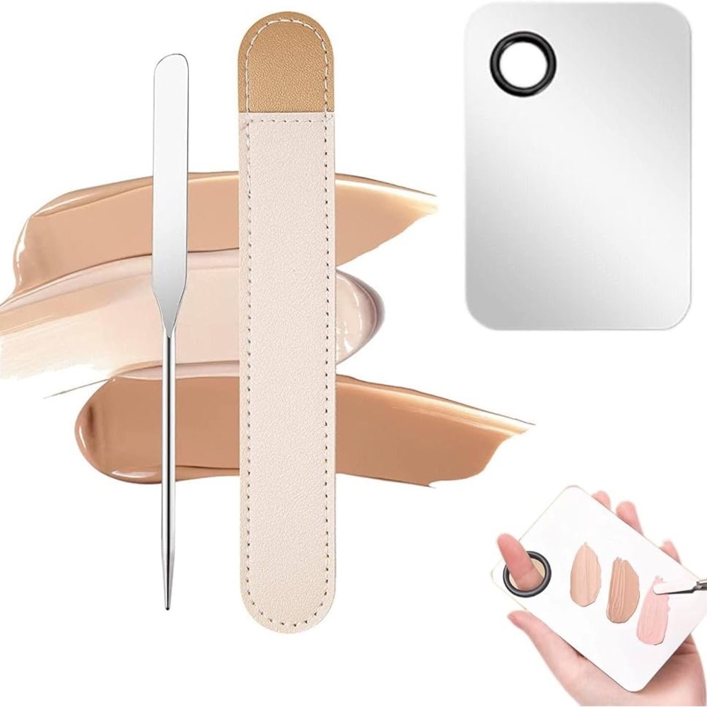 *w free items* 2 KOREAN MAKEUP SPATULA + MIXING PALLETE